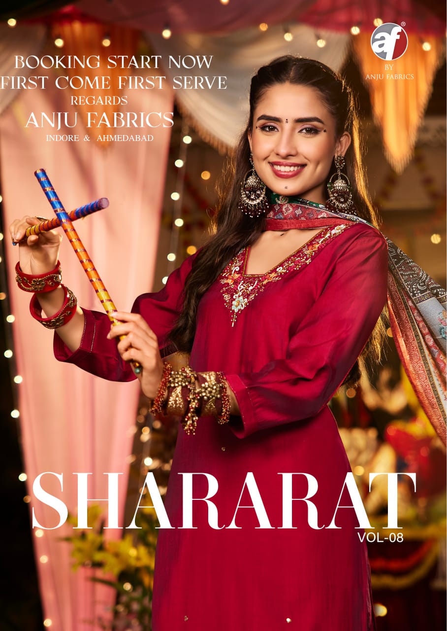 AF KURTI SHARARAT VOL 8